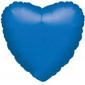 HEART SHAPED FOIL BALLOON- BLUE