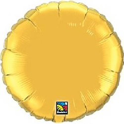 ROUND SHAPED FOIL BALLOON- GOLD