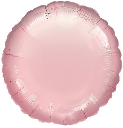 ROUND SHAPED FOIL BALLOON- PASTEL PINK