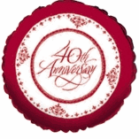 40TH ANNIVERSARY FOIL RUBY RED