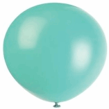 AQUA 12" LATEX HELIUM BALLOON