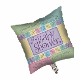 BABYSHOWER COMING SOON FOIL MULTICOLOURED