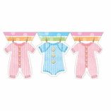 SHAPED BANNER- BABY CLOTHES