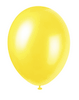 CAJUN YELLOW 12" LATEX HELIUM PEARLISED BALLOONS