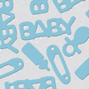 BABY CONFETTI- BLUE BABY DUMMY BOTTLE MIX