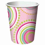 CUPS BUTTERFLY 9OZ