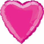HEART SHAPED FOIL BALLOON- HOT PINK