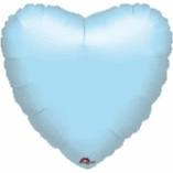 HEART SHAPED FOIL BALLOON- PASTEL BLUE