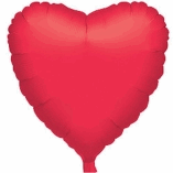 HEART SHAPED FOIL BALLOON- RED
