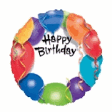 HAPPY BIRTHDAY FOIL- PERSONALISED BALLOONS