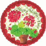 MOTHERS DAY FOIL- RED PLANT