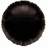 ROUND SHAPED FOIL BALLOON- BLACK