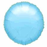 ROUND SHAPED FOIL BALLOON- PASTEL BLUE
