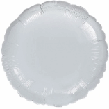 ROUND SHAPED FOIL BALLOON- WHITE
