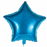 STAR SHAPED FOIL BALLOON- BLUE
