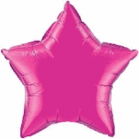 STAR SHAPED FOIL BALLOON- HOT PINK