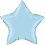 STAR SHAPED FOIL BALLOON- PASTEL BLUE