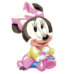 FOIL-SS/MINN - SUPERSHAPE FOIL - BABY MINNIE MOUSE