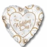 WEDDING FOIL- OUR WEDDING DAY GOLD HEART