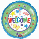 WELCOME FOIL- BUTTERFLIES AND STARS