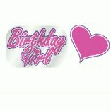 BIRTHDAY GIRL GARLAND FOIL