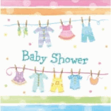 BABY SHOWER NAPKINS BABY CLOTHES
