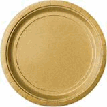 ANNIVERSARY LARGE PLATE GOLD