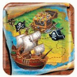 BURIED TREASURE PIRATE PLATE
