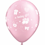 ITS A GIRL LATEX- BABY GIRL CLOTHES PINK