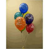 BIRTHDAY LATEX- HAPPY BIRTHDAY BALLOONS