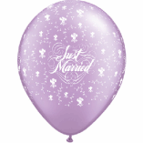 WEDDING LATEX- JUST MARRIED FLOWERS PEARL PINK