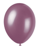 RICH PLUM 12" LATEX HELIUM PEARLISED BALLOON