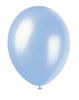 SKY BLUE 12" LATEX HELIUM PEARLISED BALLOON