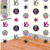 FOIL STRING DECORATIONS- SWEET 16