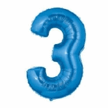 SUPERSHAPE FOIL BALLOON-BLUE 3