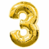 SUPERSHAPE FOIL BALLOON- GOLD 3