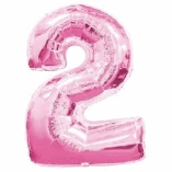 SUPERSHAPE FOIL BALLOON- PINK 2