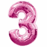 SUPERSHAPE FOIL BALLOON- PINK 3