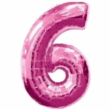 SUPERSHAPE FOIL BALLOON- PINK 6