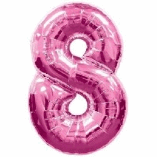 SUPERSHAPE FOIL BALLOON- PINK 8