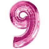 SUPERSHAPE FOIL BALLOON- PINK 9