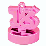 18 SHAPED PEARL PINK WEIGHT