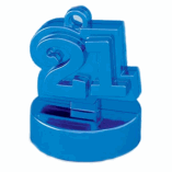 21 SHAPED WEIGHT- SAPHIRE BLUE