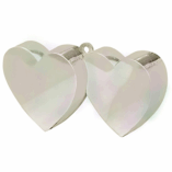 DOUBLE HEARTS BALLOON WEIGHT IRIDESCENT