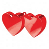 DOUBLE HEARTS BALLOON WEIGHT RED