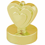 HEART SHAPED BALLOON WEIGHT- GOLD